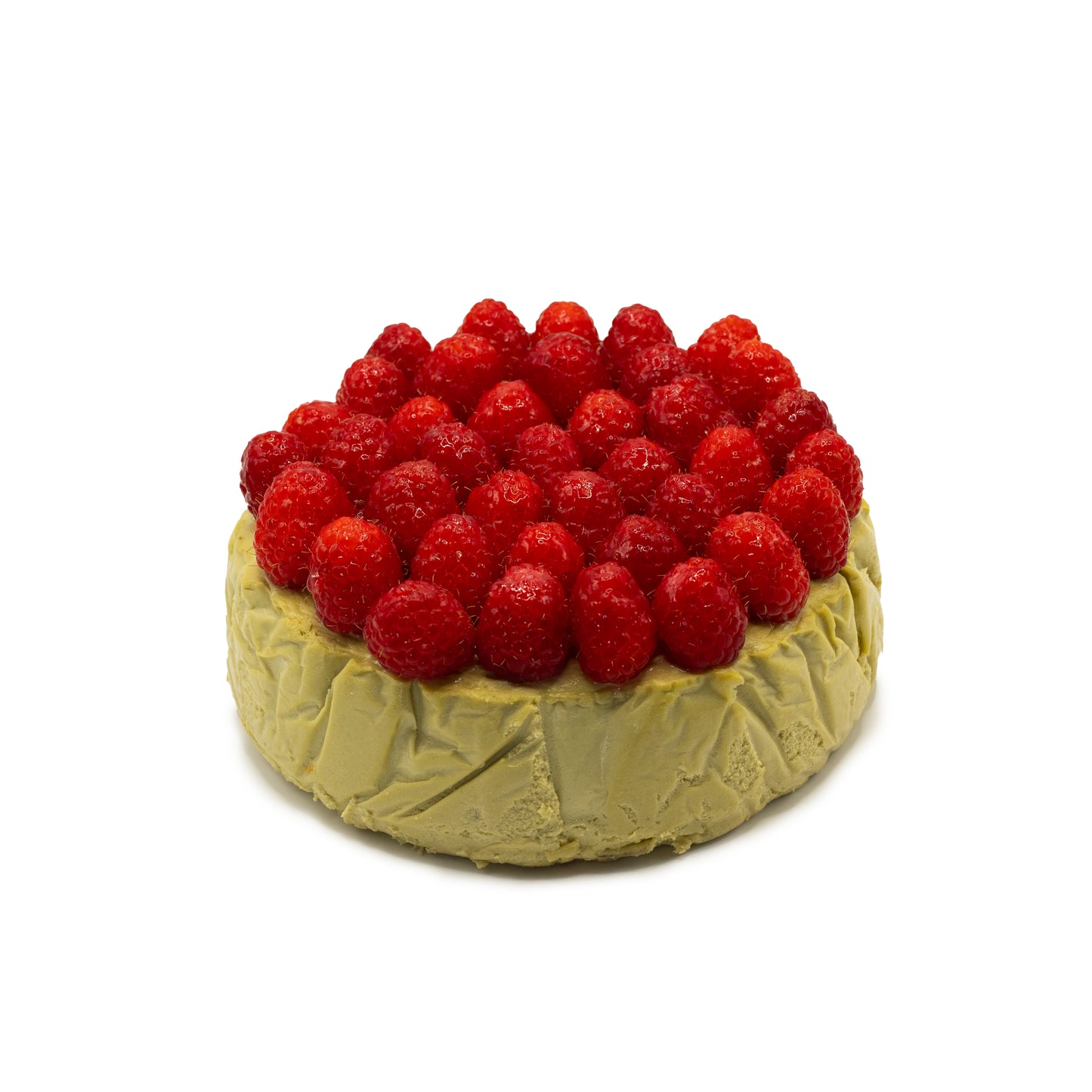 Raspberry Matcha Basque Cheesecake
