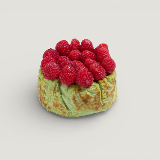 Bento Matcha Raspberry Basque Cheesecake