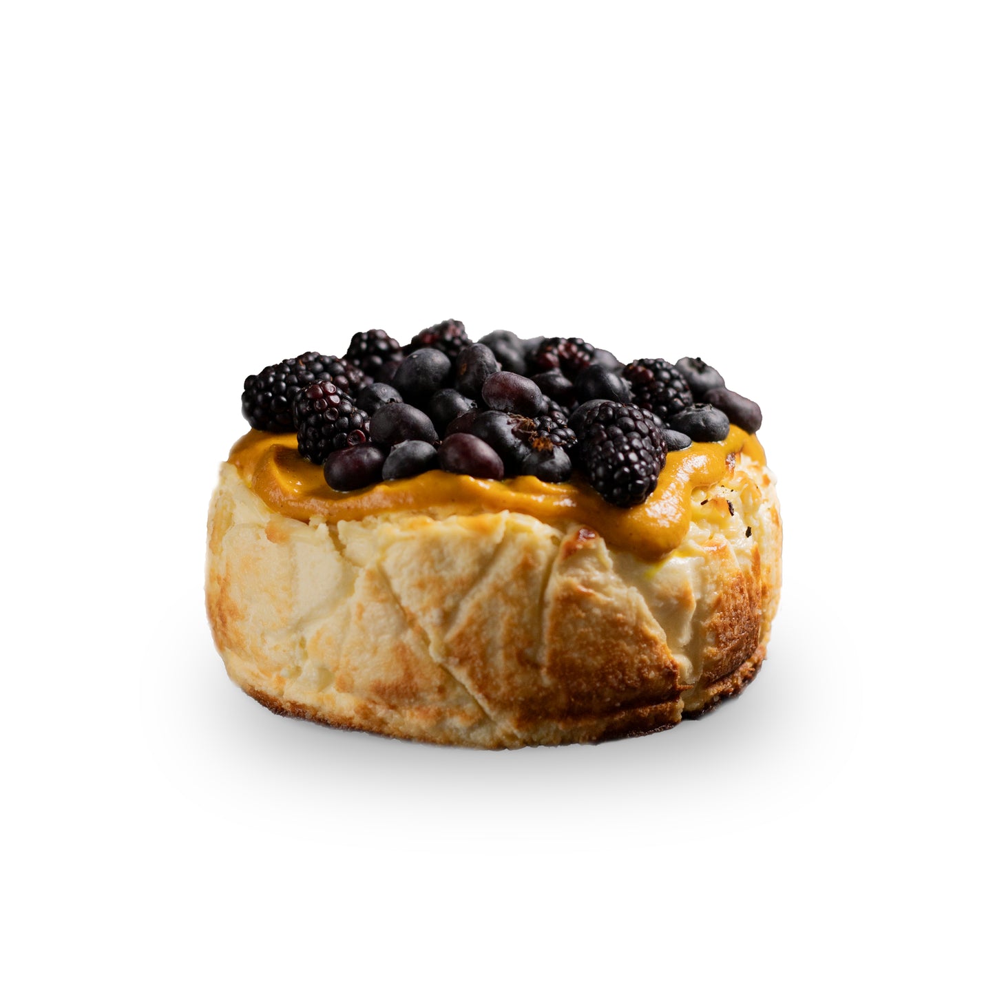 Pumpkin Spice Berry Basque Cheesecake